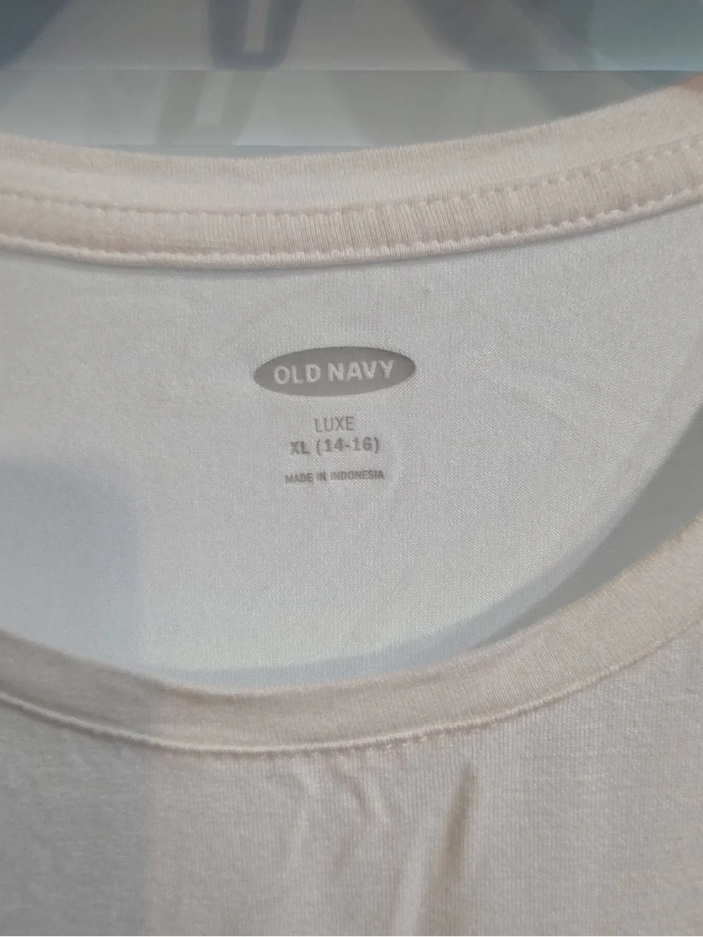 Old Navy White Twist Tied Tank Top with Multicolor 'Girls Rule' Graphic